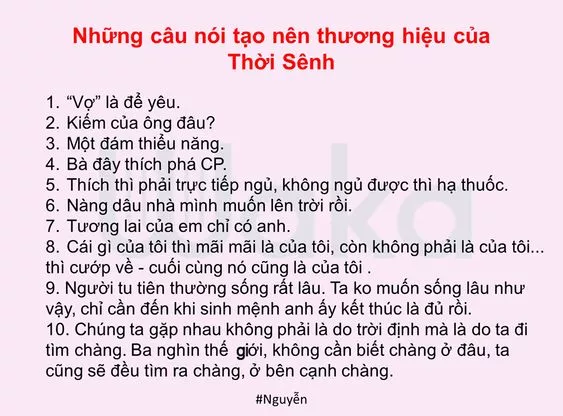 Thời Sênh - Boss Là Nữ Phụ