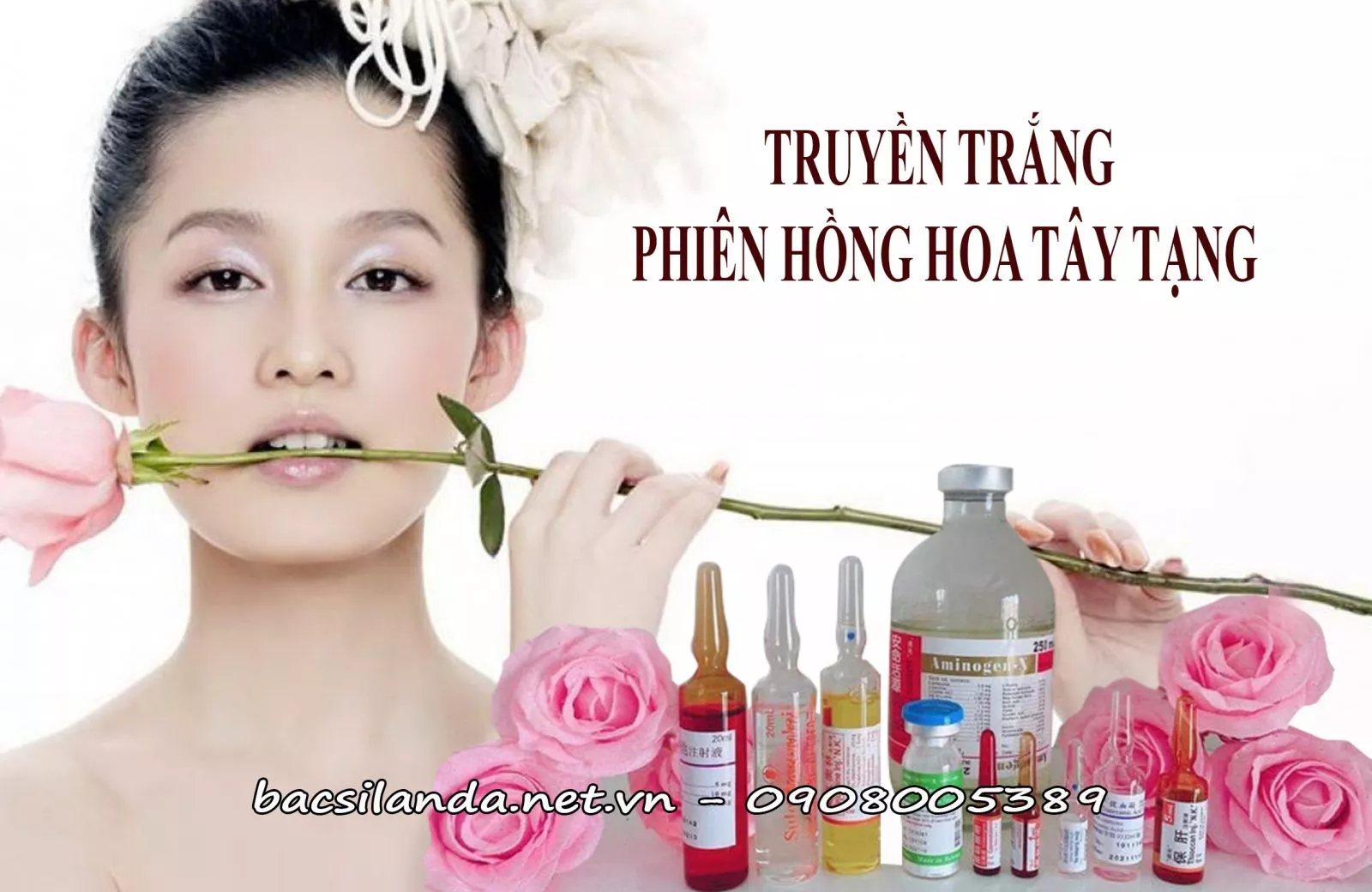 Truyền trắng da Phiên Hồng Hoa Tây Tạng Nanguang Whitening